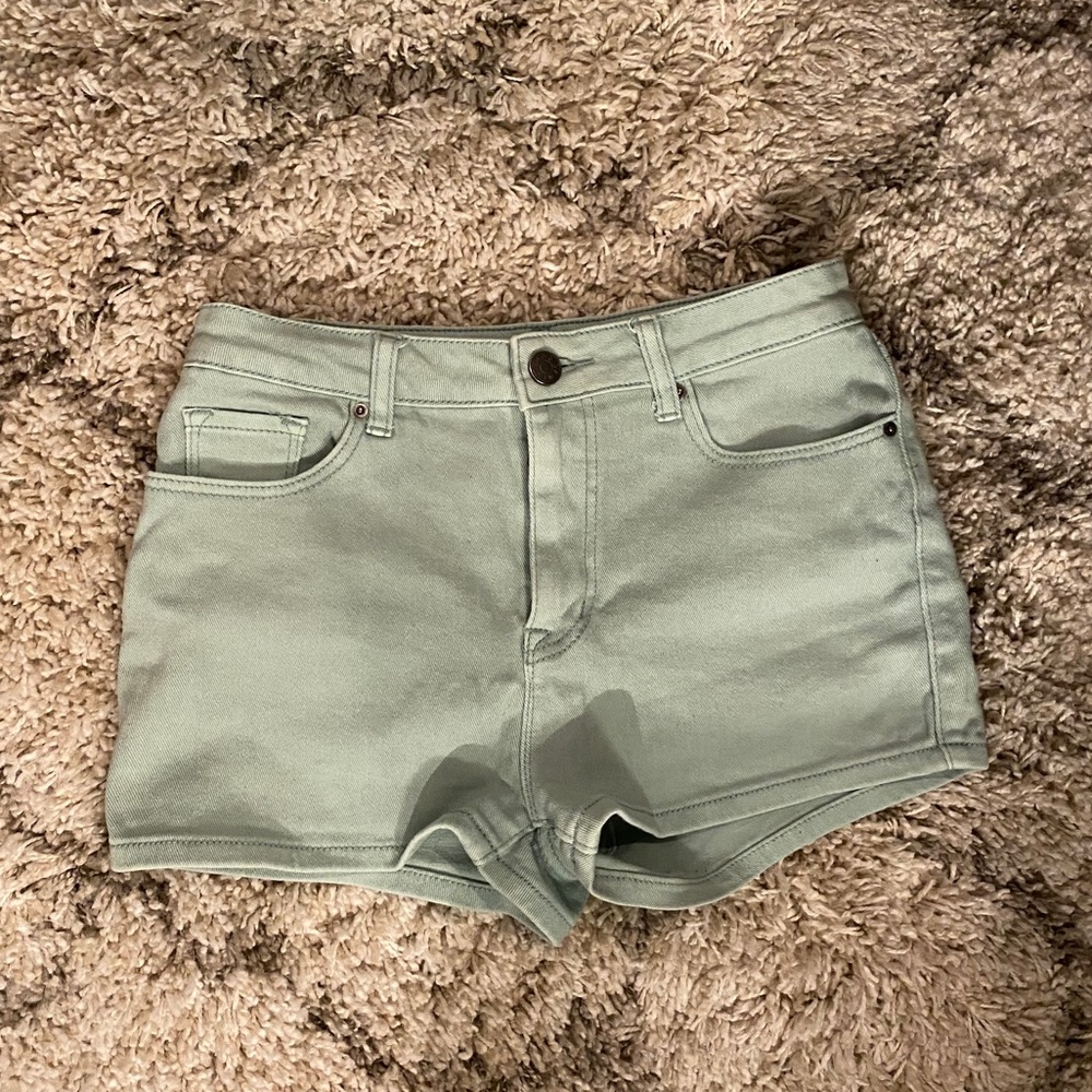 BDG Turquoise Denim Shorts